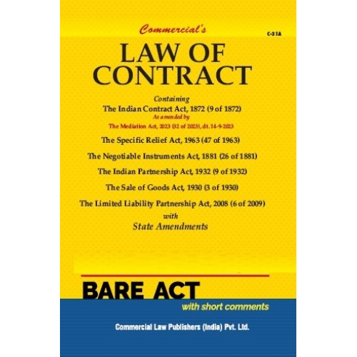 Commercial's Law of Contract Bare Act 2024
